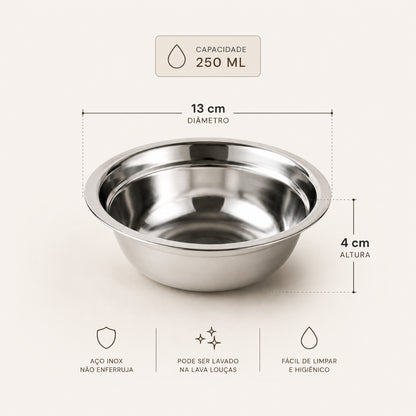 Tigela Inox para Comedouros NOMIH